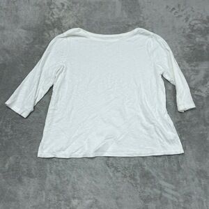 Kirkland Signature Women's XL Blouse White Cotton d1210